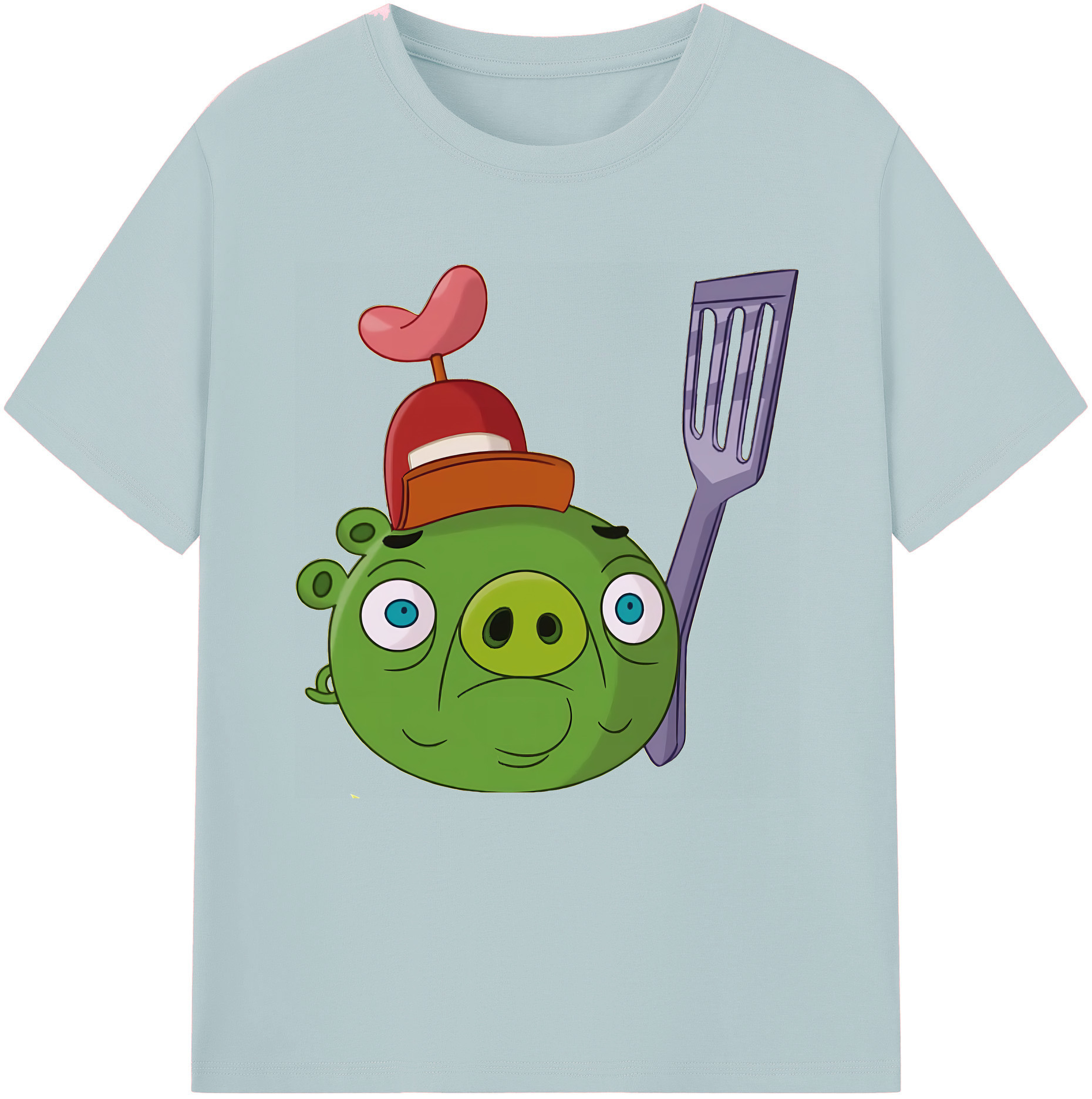 （画像用） Angry Birds アングリーバード 綿100％半袖Tシャツ（フロントプリント）
